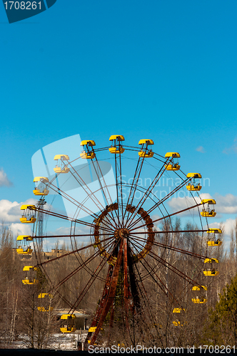 Image of The Ferris Wheel in Pripyat, Chernobyl 2012 March