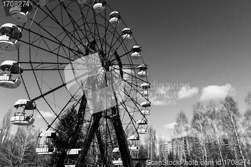 Image of The Ferris Wheel in Pripyat, Chernobyl 2012 March