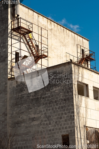 Image of Abandoned industrial building in Chernobyl 2012