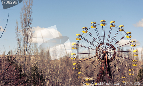 Image of The Ferris Wheel in Pripyat, Chernobyl 2012 March