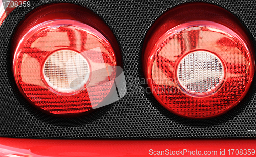 Image of Car lamp close-up