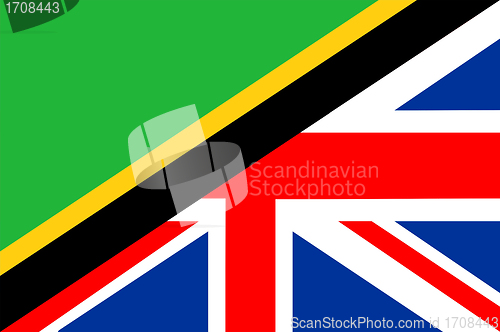 Image of tanzania uk flag