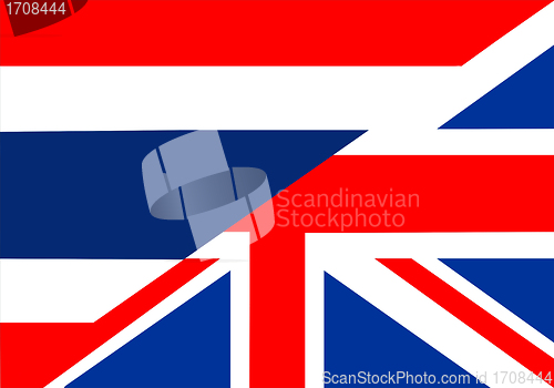 Image of thailand uk flag