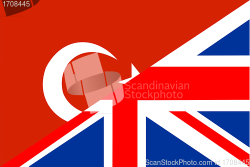 Image of turkey uk flag