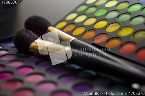 Image of multicolored eye
