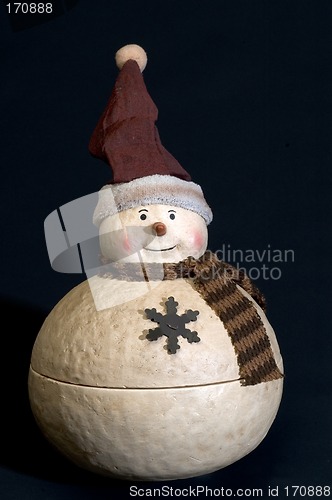 Image of ceramic snow man