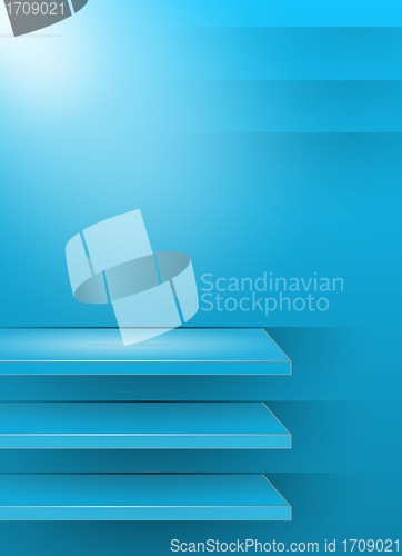 Image of blue 3d background