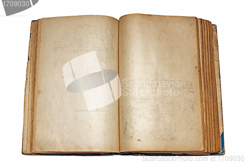 Image of old open book