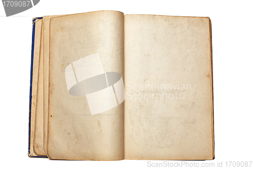 Image of old open book