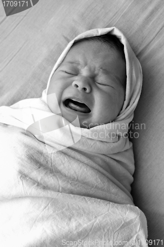 Image of sad baby