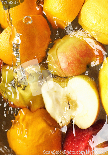 Image of wet fruit