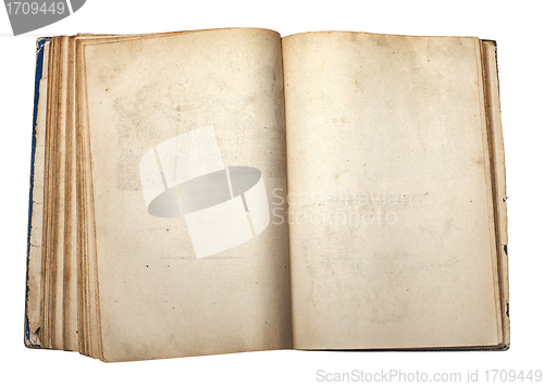 Image of old open book