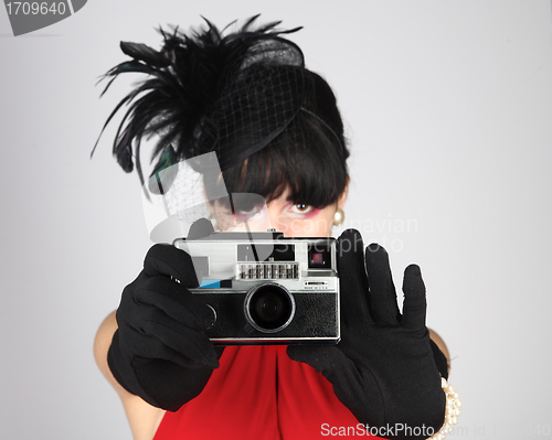 Image of High Fashion Editorial Concept With a Beautiful Woman