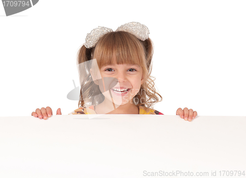 Image of Girl with white board