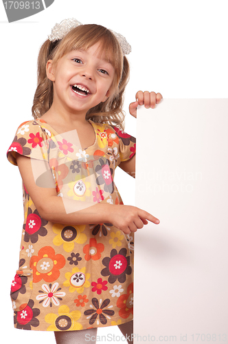 Image of Girl with white board