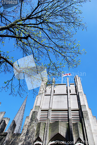 Image of Cathedral with St George's Flag