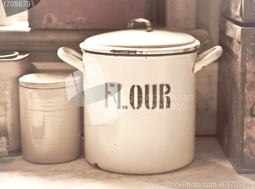 Image of Flour tin