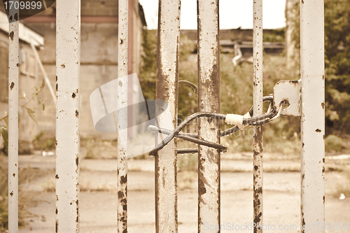 Image of Locked gate