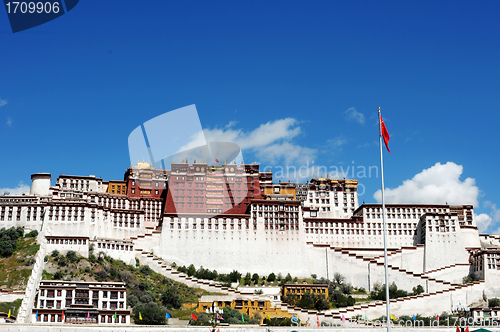 Image of Landmark of the famous Potala Palace in Lhasa Tibet