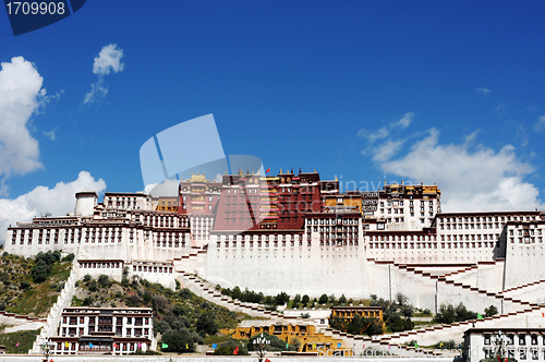 Image of Landmark of the famous Potala Palace in Lhasa Tibet