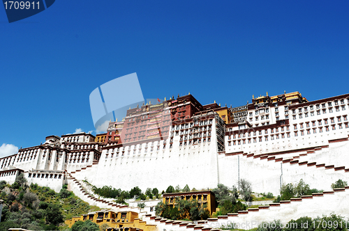 Image of Landmark of the famous Potala Palace in Lhasa Tibet