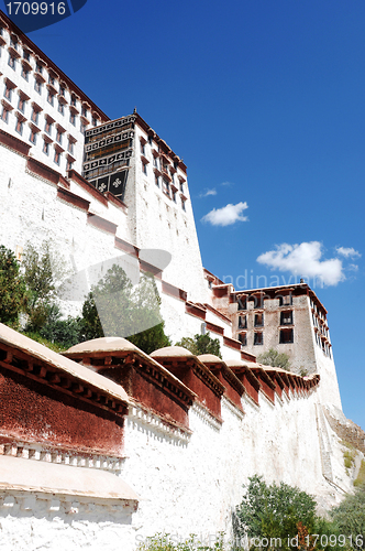 Image of Landmark of the famous Potala Palace in Lhasa Tibet