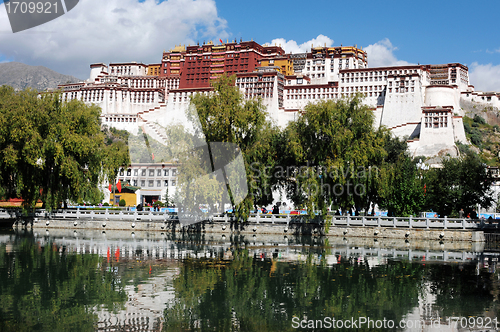 Image of Landmark of the famous Potala Palace in Tibet