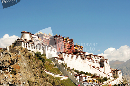 Image of Landmark of the famous Potala Palace in Lhasa Tibet