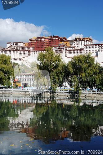 Image of Landmark of the famous Potala Palace in Tibet