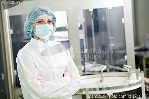 Image of pharmaceutical factory worker