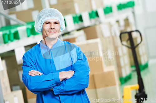 Image of medical warehouse worker