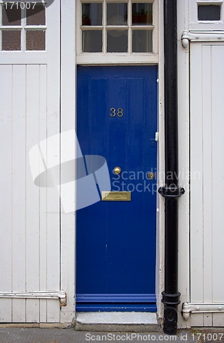 Image of Blue front door