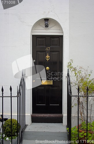Image of Black front door