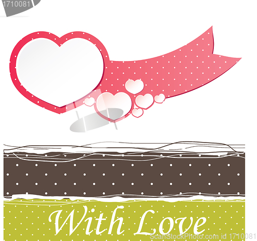 Image of Valentine's  heart. vector illustration