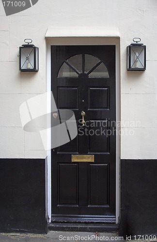 Image of Black front door