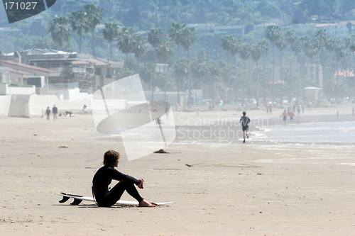 Image of Lonely surfer