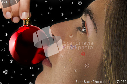 Image of Christmas Woman