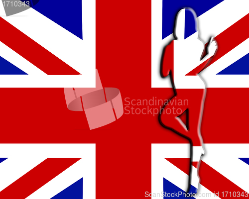 Image of UK Sexy Flag Women