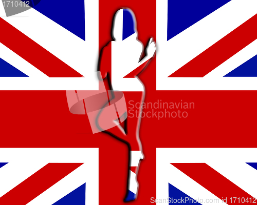 Image of UK Sexy Flag Women