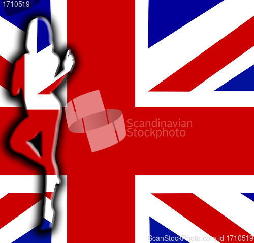 Image of UK Sexy Flag Women