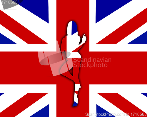 Image of UK Sexy Flag Women