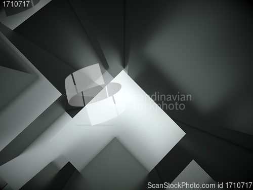 Image of 3d abstract architectural background