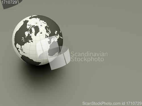 Image of 3d earth