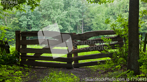 Image of Rustical wooden gate