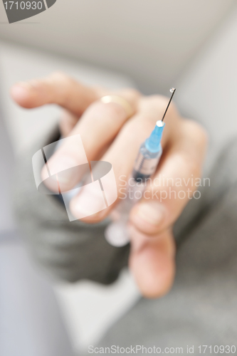 Image of Doctor With An Injection