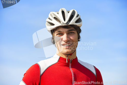 Image of Cyclist portrait