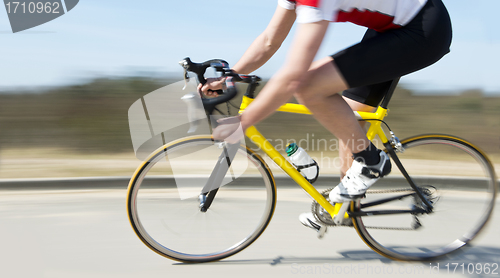 Image of Cyclist at speed