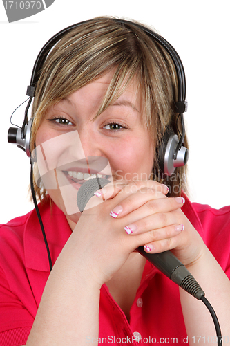 Image of Singing woman