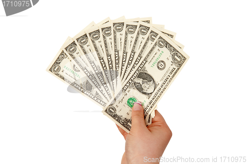 Image of Hand with dollars