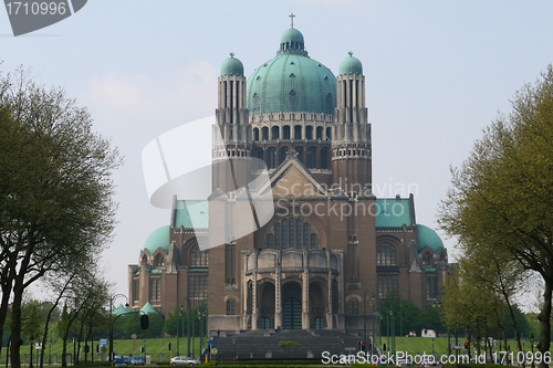 Image of The basilica of Koekelberg in Brussels, Belgium